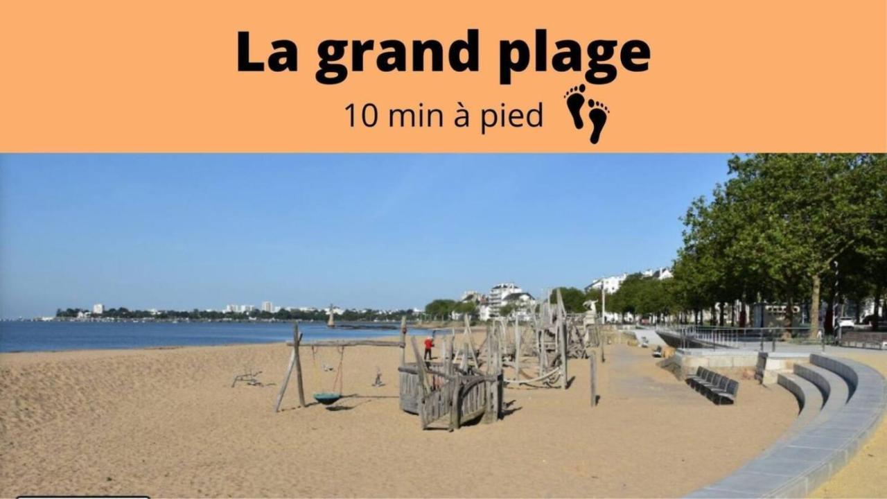 Saint Nazaire - White Lion - Centre Ville - Au Calme - Parking Privatif Aerien - Internet Haut Debit Fibre Buitenkant foto