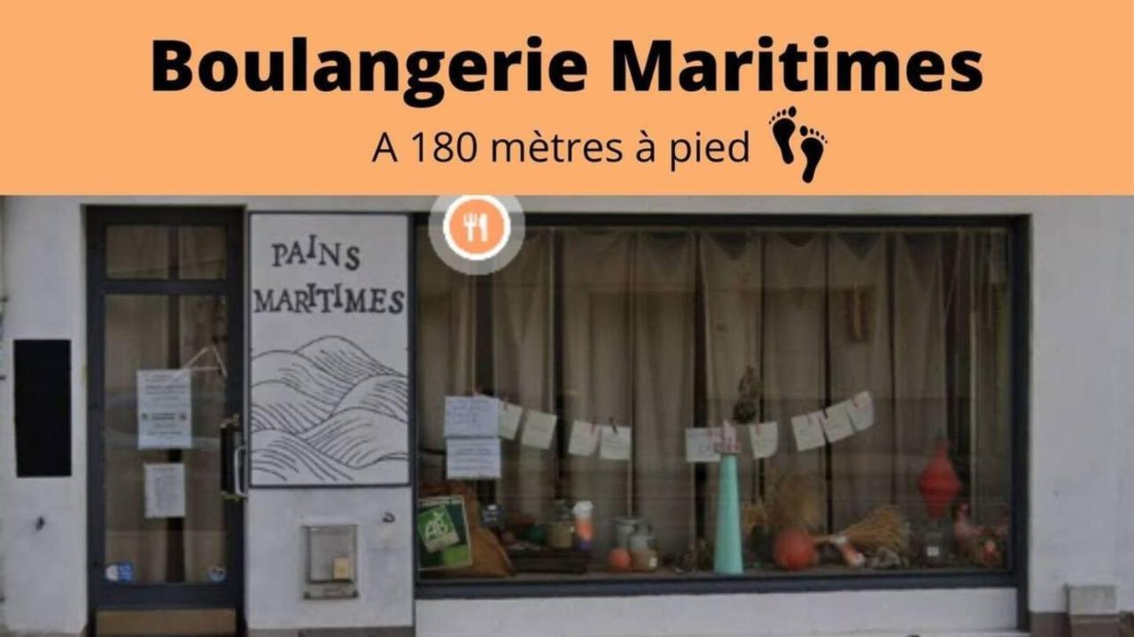 Saint Nazaire - White Lion - Centre Ville - Au Calme - Parking Privatif Aerien - Internet Haut Debit Fibre Buitenkant foto